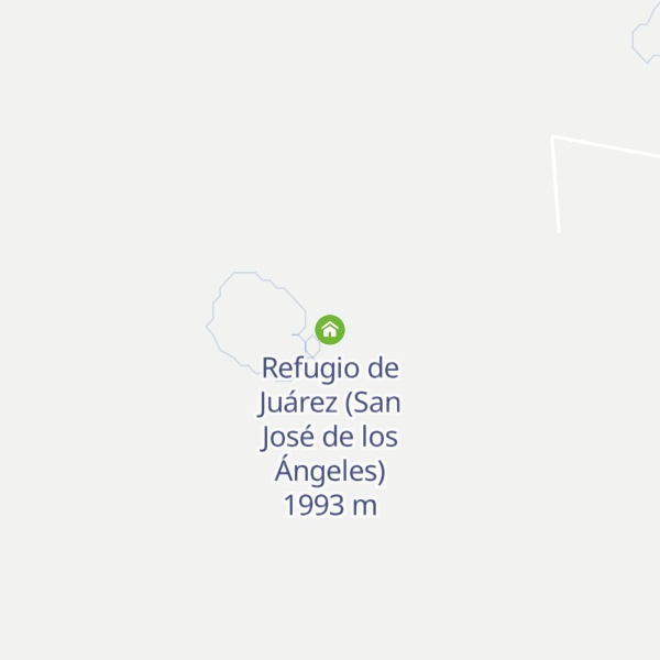 Map of Refugio de Juárez (San José de los Ángeles)