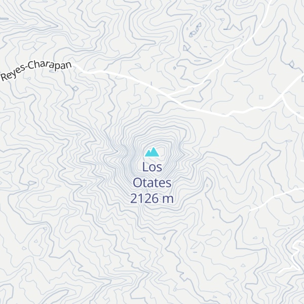Map of Los Otates