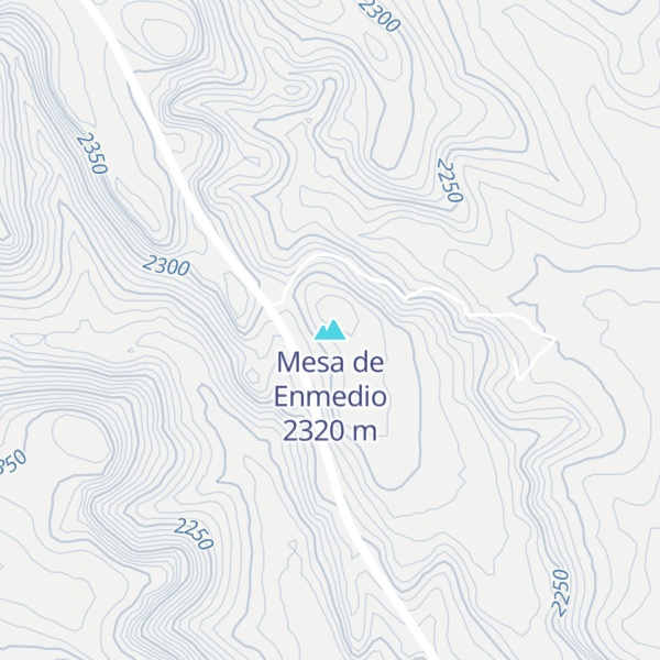 Map of Mesa de Enmedio