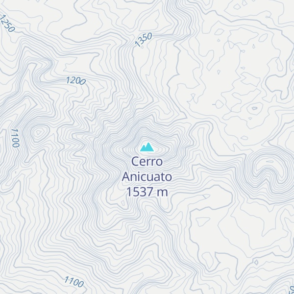 Map of Cerro Anicuato
