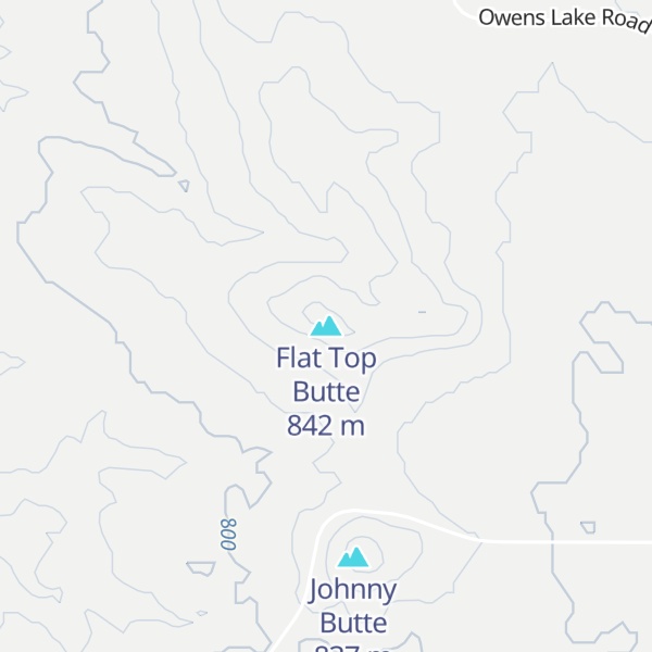 Map of Flat Top Butte