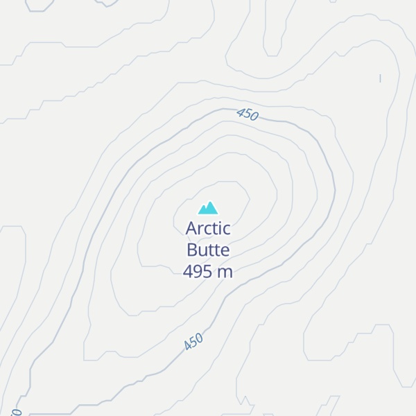 Map of Arctic Butte