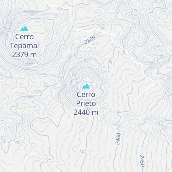 Map of Cerro Prieto