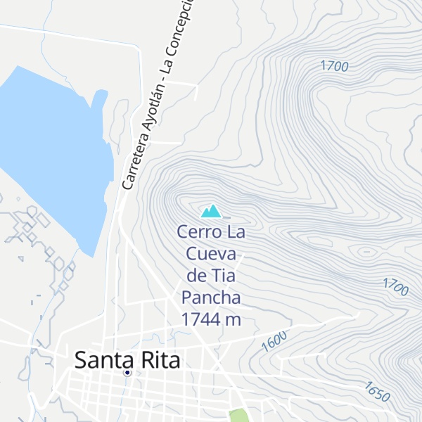 Map of Cerro La Cueva de Tia Pancha