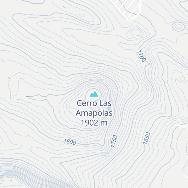 Map of Cerro Las Amapolas