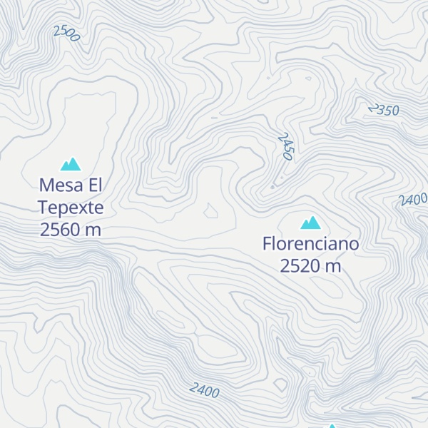 Map of El Culebreado