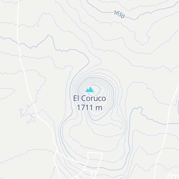Map of El Coruco