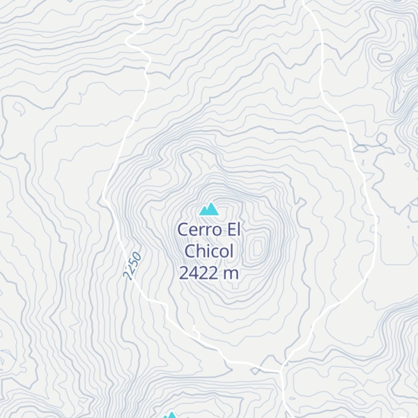 Map of Cerro El Chicol