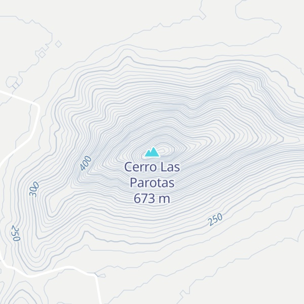 Map of Cerro Las Parotas
