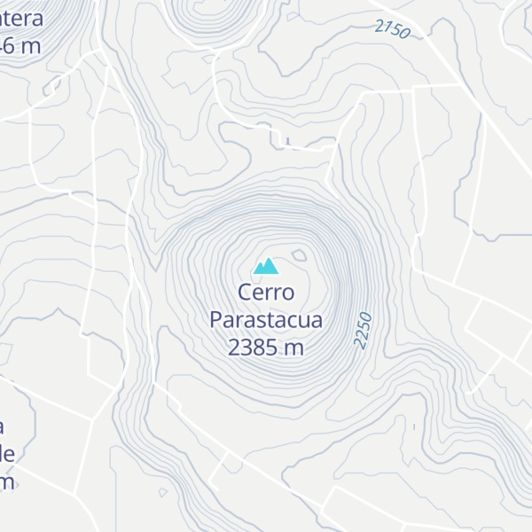 Map of Cerro Parastacua