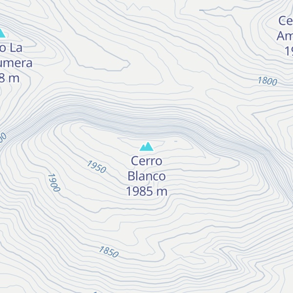 Map of Cerro Blanco