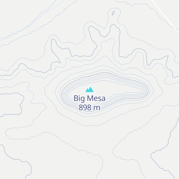 Map of Big Mesa