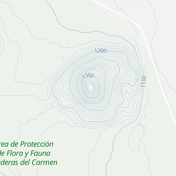 Map of Cerro El Conejo