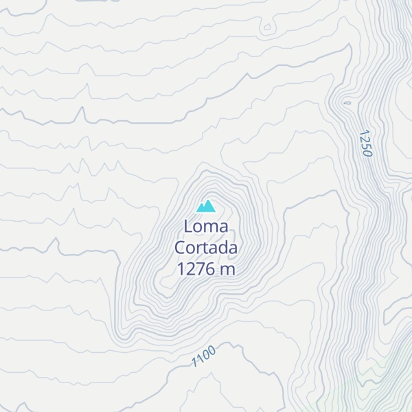 Map of Loma Cortada