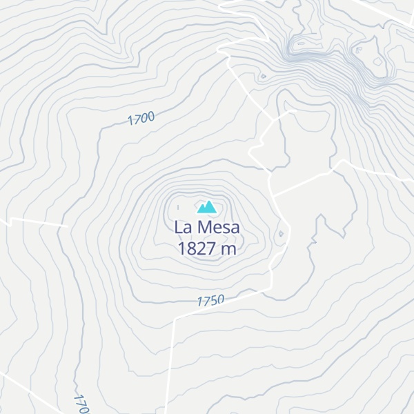 Map of La Mesa