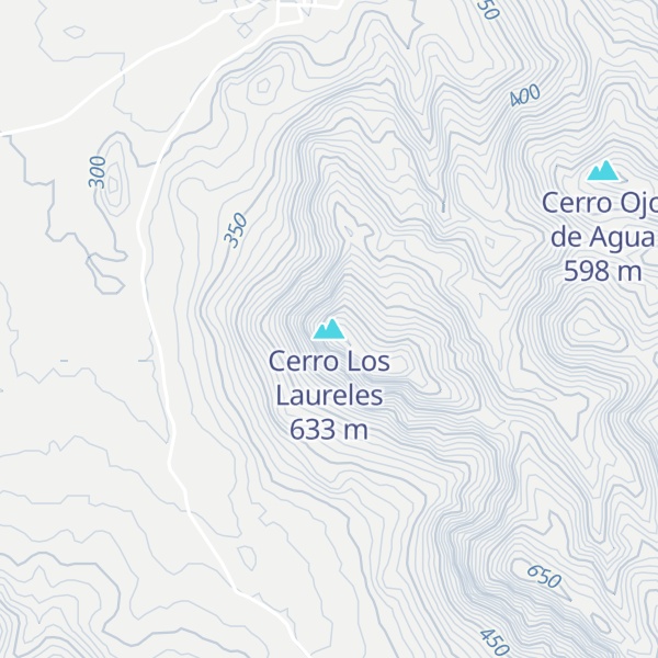 Map of Cerro Los Laureles