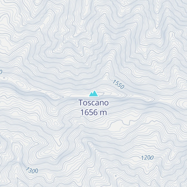 Map of Toscano