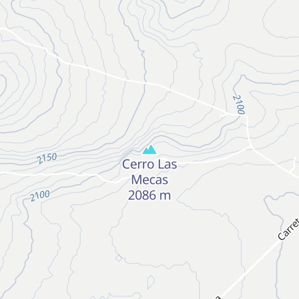 Map of Cerro Las Mecas