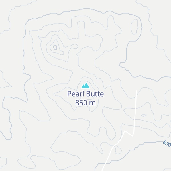 Map of Pearl Butte