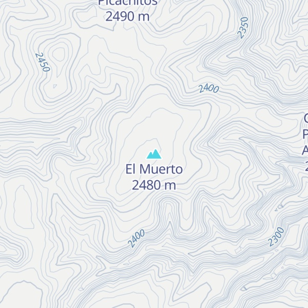 Map of El Muerto