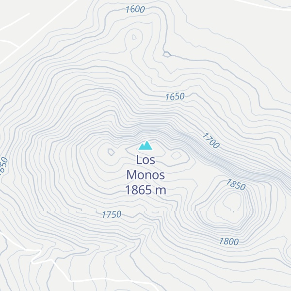 Map of Los Monos
