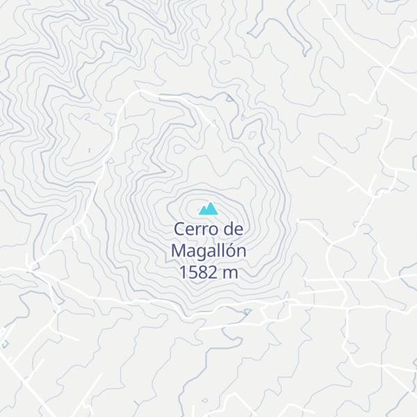 Map of Cerro de Magallón