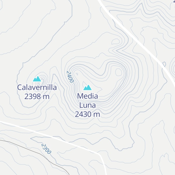 Map of Media Luna