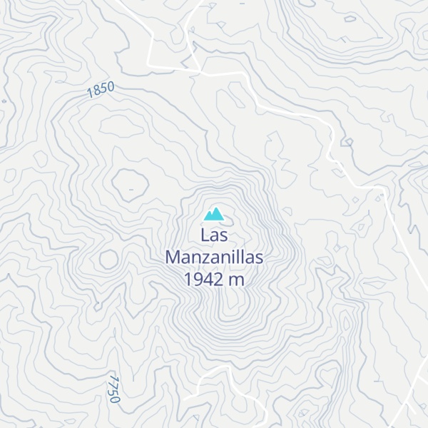 Map of Las Manzanillas