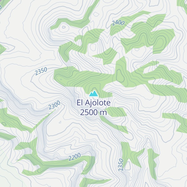 Map of El Ajolote