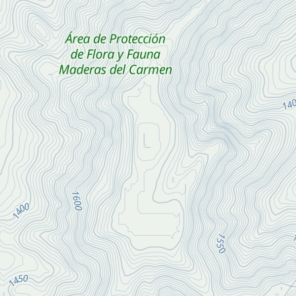 Map of Mesa La Candelaria