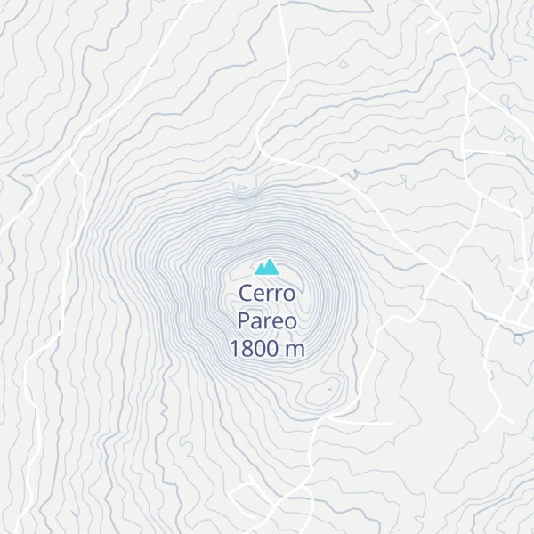 Map of Cerro Pareo