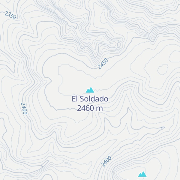 Map of El Soldado
