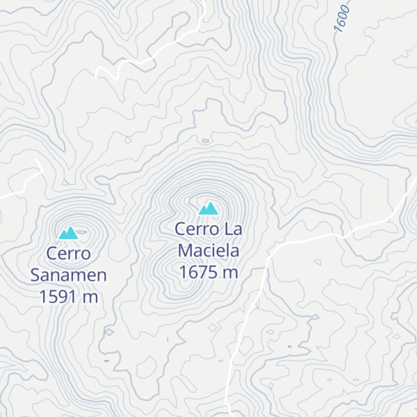 Map of Cerro La Maciela