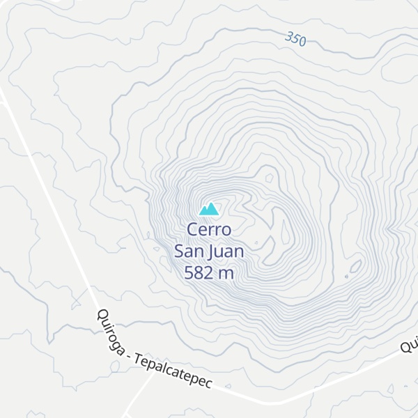Map of Cerro San Juan