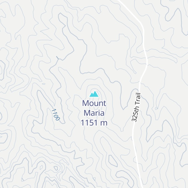 Map of Mount Maria