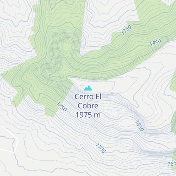 Map of Cerro El Cobre