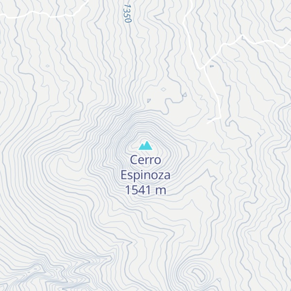 Map of Cerro Espinoza