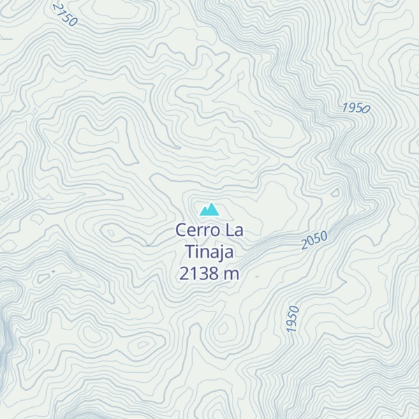 Map of Cerro La Tinaja