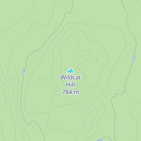 Map of Wildcat Hill