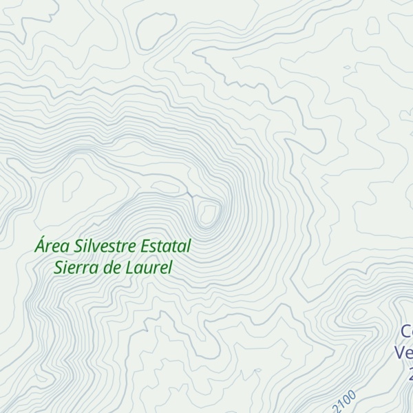 Map of Cerro El Potosí