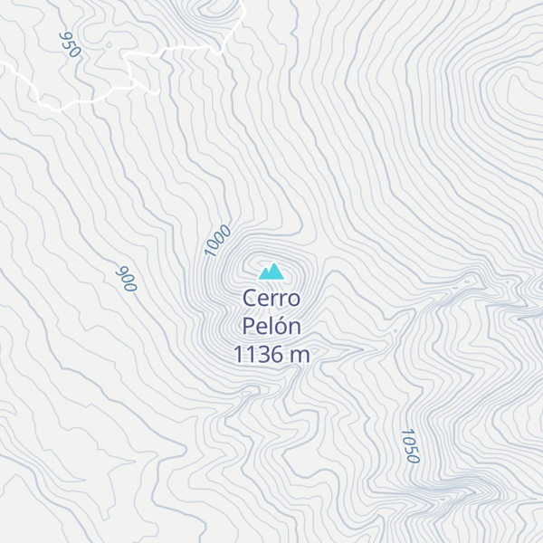 Map of Cerro Pelón