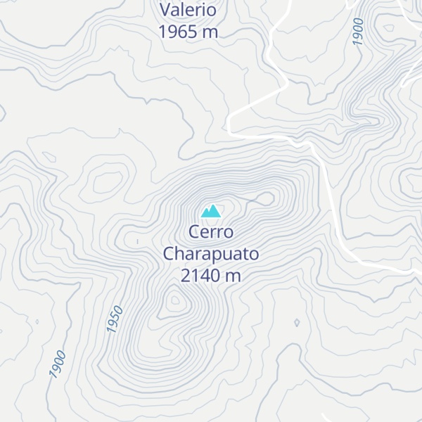 Map of Cerro Charapuato