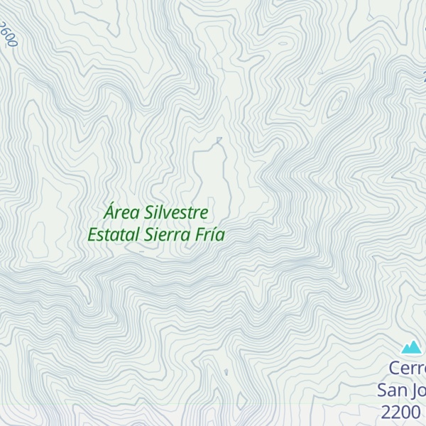 Map of Cerro El Colorín