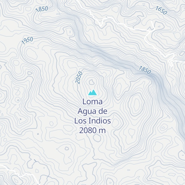 Map of Loma Agua de Los Indios