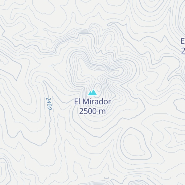 Map of El Mirador