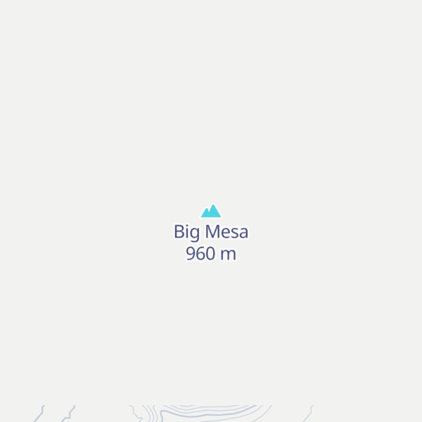 Map of Big Mesa