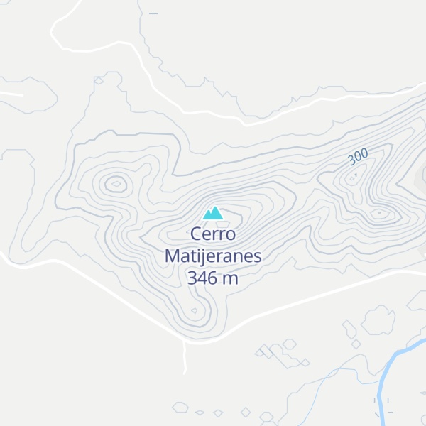 Map of Cerro Matijeranes