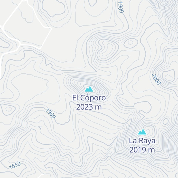 Map of El Cóporo
