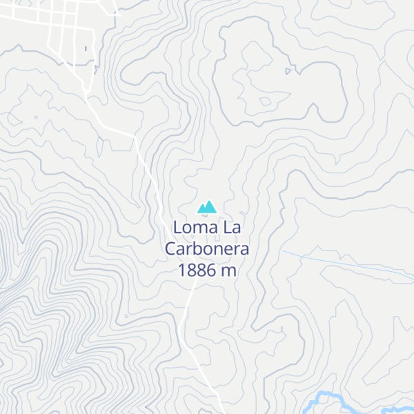 Map of Loma La Carbonera