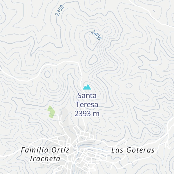 Map of Santa Teresa